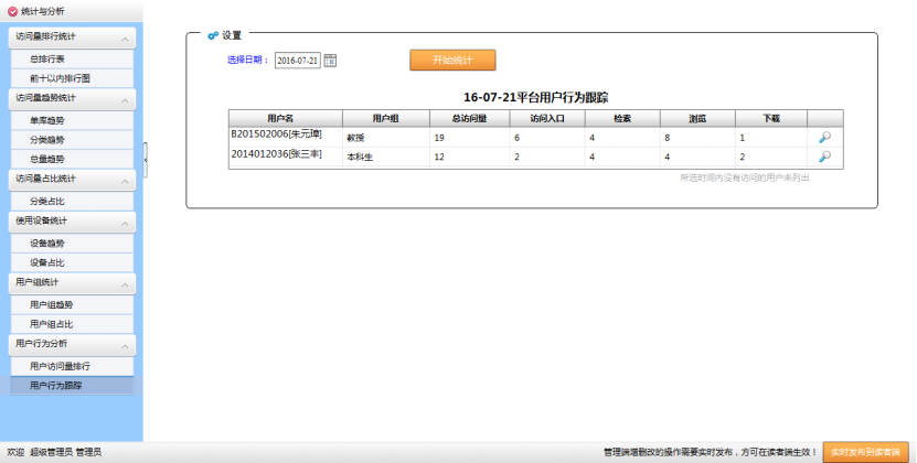 電子資源統計(jì)分析系統